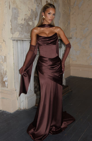 Sybil Scarf - Plum - Brown - glavon