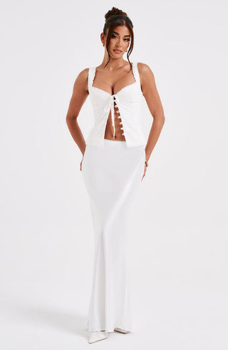 Sydney Maxi Skirt - Ivory - glavon