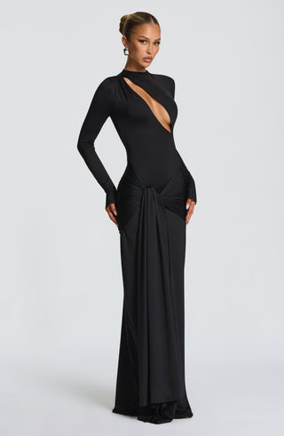 Tahnee Maxi Dress - Black - glavon