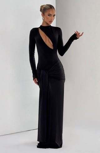 Tahnee Maxi Dress - Black - glavon