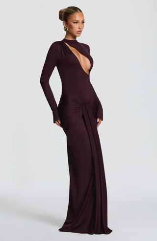 Tahnee Maxi Dress - Plum - glavon