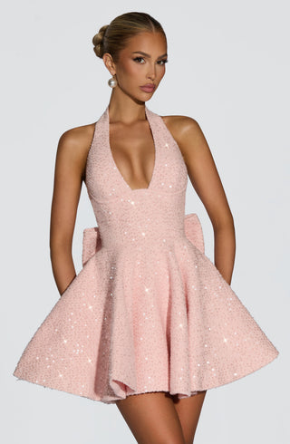 Talara Mini Dress - Blush - glavon