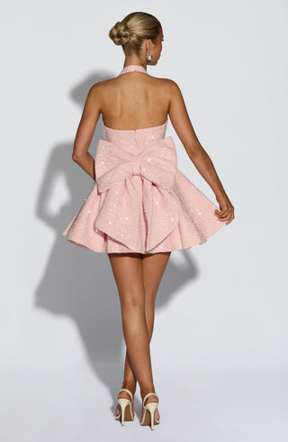 Talara Mini Dress - Blush - glavon
