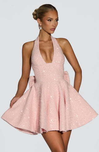 Talara Mini Dress - Blush - glavon