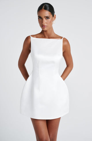 Tate Mini Dress - Ivory - glavon