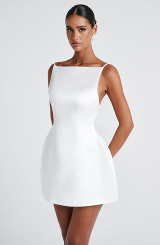 Tate Mini Dress - Ivory - glavon