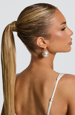 Therese Earrings - Pearl - glavon
