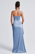 Tian Maxi Dress - Dusty Blue - Napalia