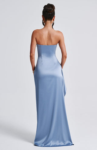 Tian Maxi Dress - Dusty Blue - glavon