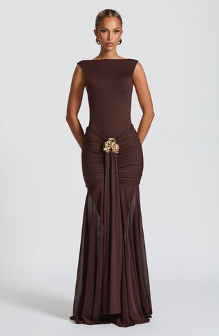 Tori Bodysuit - Plum Brown - glavon