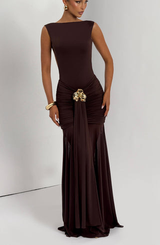 Tori Bodysuit - Plum Brown - glavon