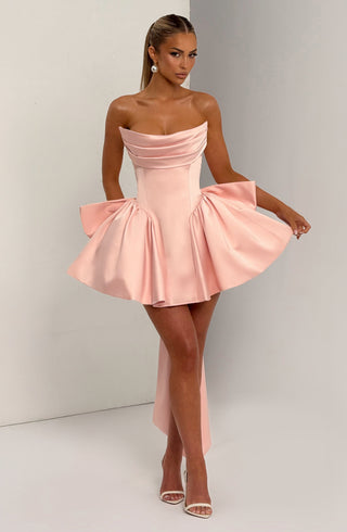 Trinity Mini Dress - Blush - glavon