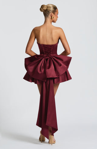 Trinity Mini Dress - Cherry Lacquer - glavon