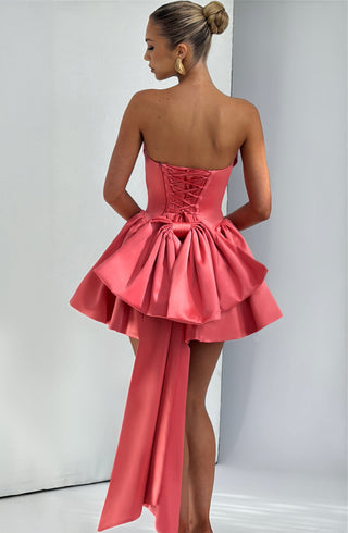 Trinity Mini Dress - Coral Pink - glavon