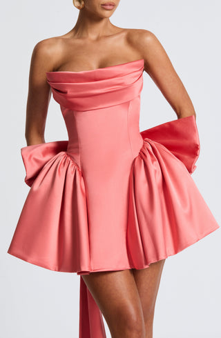 Trinity Mini Dress - Coral Pink - glavon