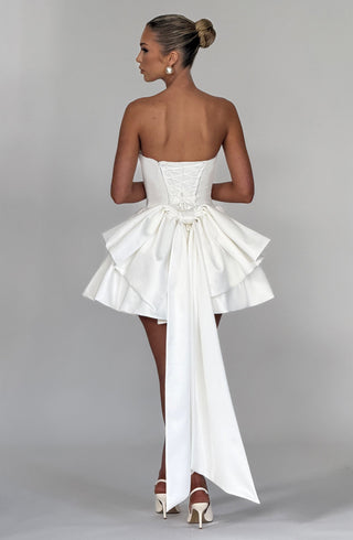 Trinity Mini Dress - Ivory - glavon