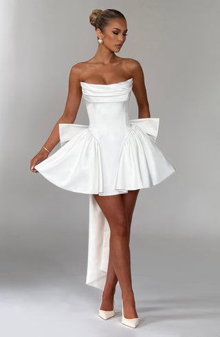 Trinity Mini Dress - Ivory - glavon