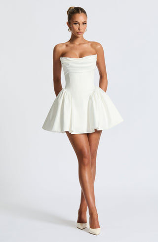Trinity Mini Dress - Ivory - glavon