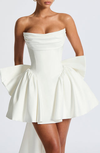 Trinity Mini Dress - Ivory - glavon