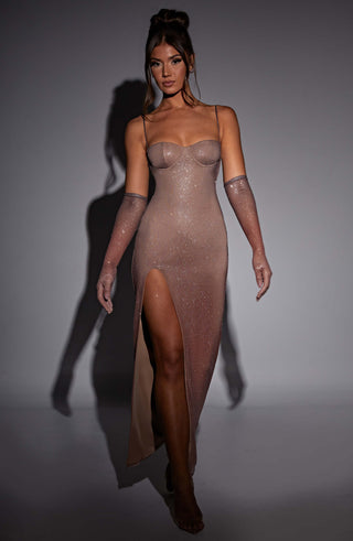 Trixie Maxi Dress - Sparkle Ombre Print - glavon
