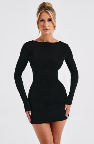 Una Mini Dress - Black - glavon