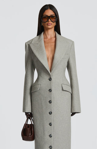 Ursula Coat - Light Grey - glavon