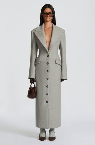 Ursula Coat - Light Grey - glavon