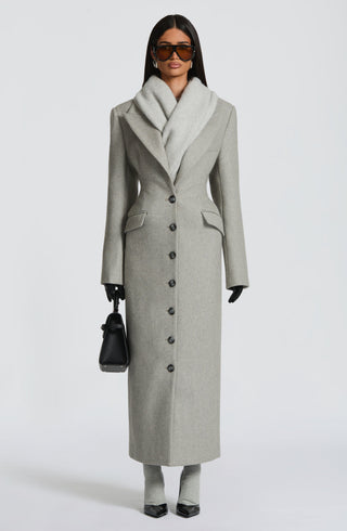 Ursula Coat - Light Grey - glavon