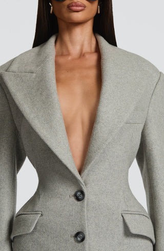 Ursula Coat - Light Grey - glavon