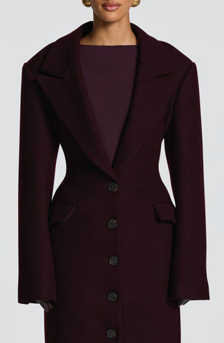 Ursula Coat - Plum - glavon