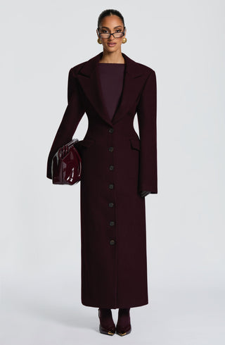Ursula Coat - Plum - glavon
