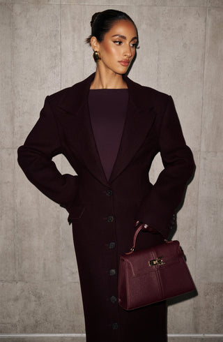 Ursula Coat - Plum - glavon