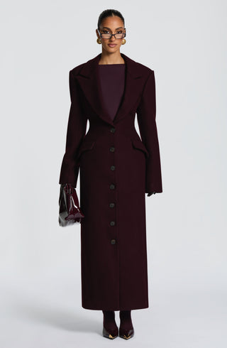 Ursula Coat - Plum - glavon