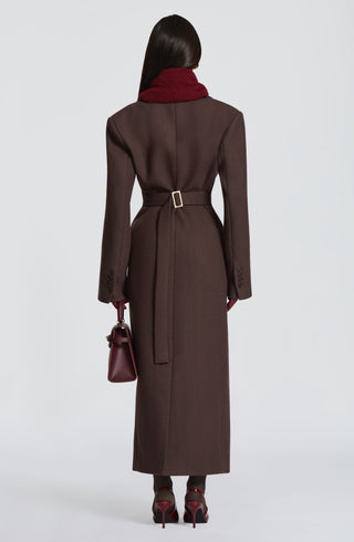 Ursula Coat - Plum Brown - glavon