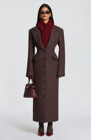 Ursula Coat - Plum Brown - glavon