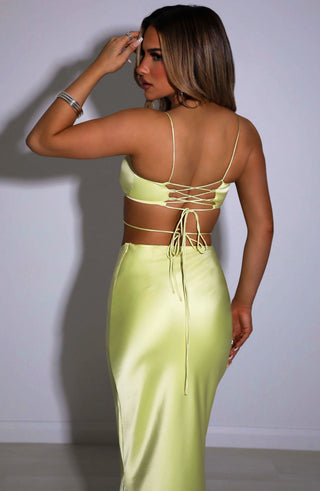 Valeria Top - Lime - glavon