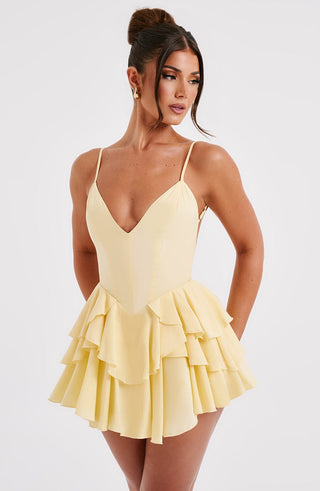 Veena Playsuit - Lemon - glavon