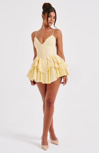 Veena Playsuit - Lemon - glavon