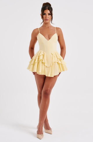 Veena Playsuit - Lemon - glavon