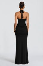 Veneda Maxi Dress - Black - Napalia