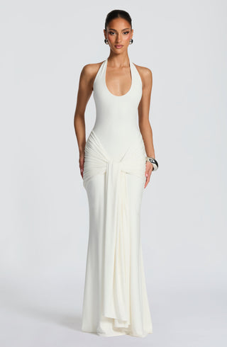 Veneda Maxi Dress - Ivory - glavon