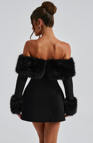 Villanelle Mini Dress - Black - glavon