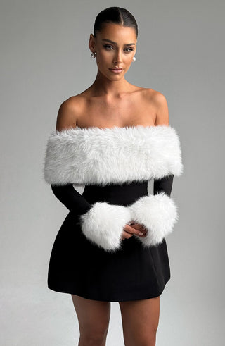 Villanelle Mini Dress - Black/White - glavon