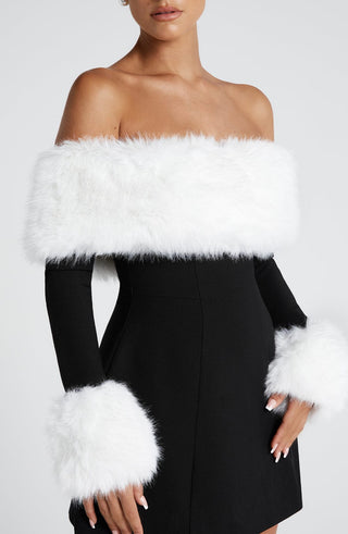 Villanelle Mini Dress - Black/White - glavon