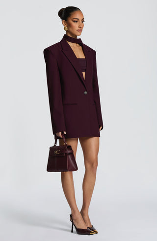 Vinnie Scarf - Plum - glavon