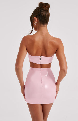 Violet Mini Skirt - Pink - glavon