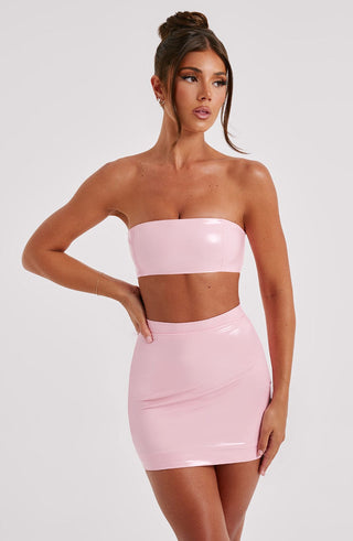 Violet Mini Skirt - Pink - glavon