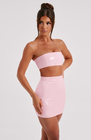Violet Mini Skirt - Pink - glavon