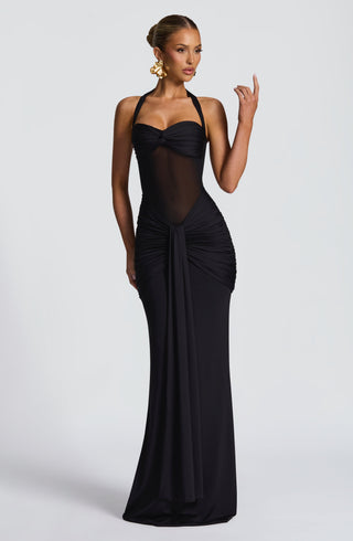 Vixen Maxi Dress - Black - glavon