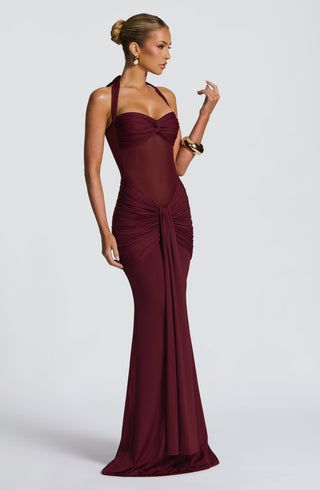 Vixen Maxi Dress - Cherry Lacquer - glavon